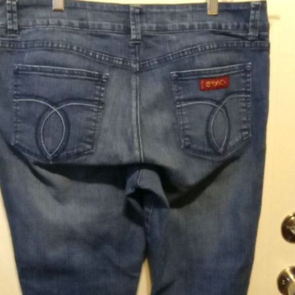 Sasson Ooh La La Straight Leg Hustle Blue Jeans Size 14 - Picture 3 of 10